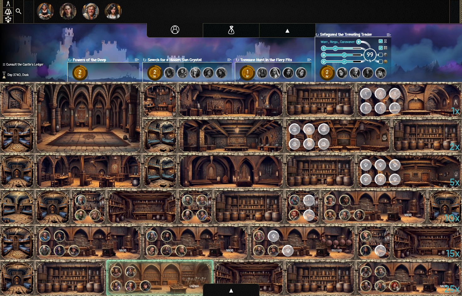 Screenshot of the game Castle Digger